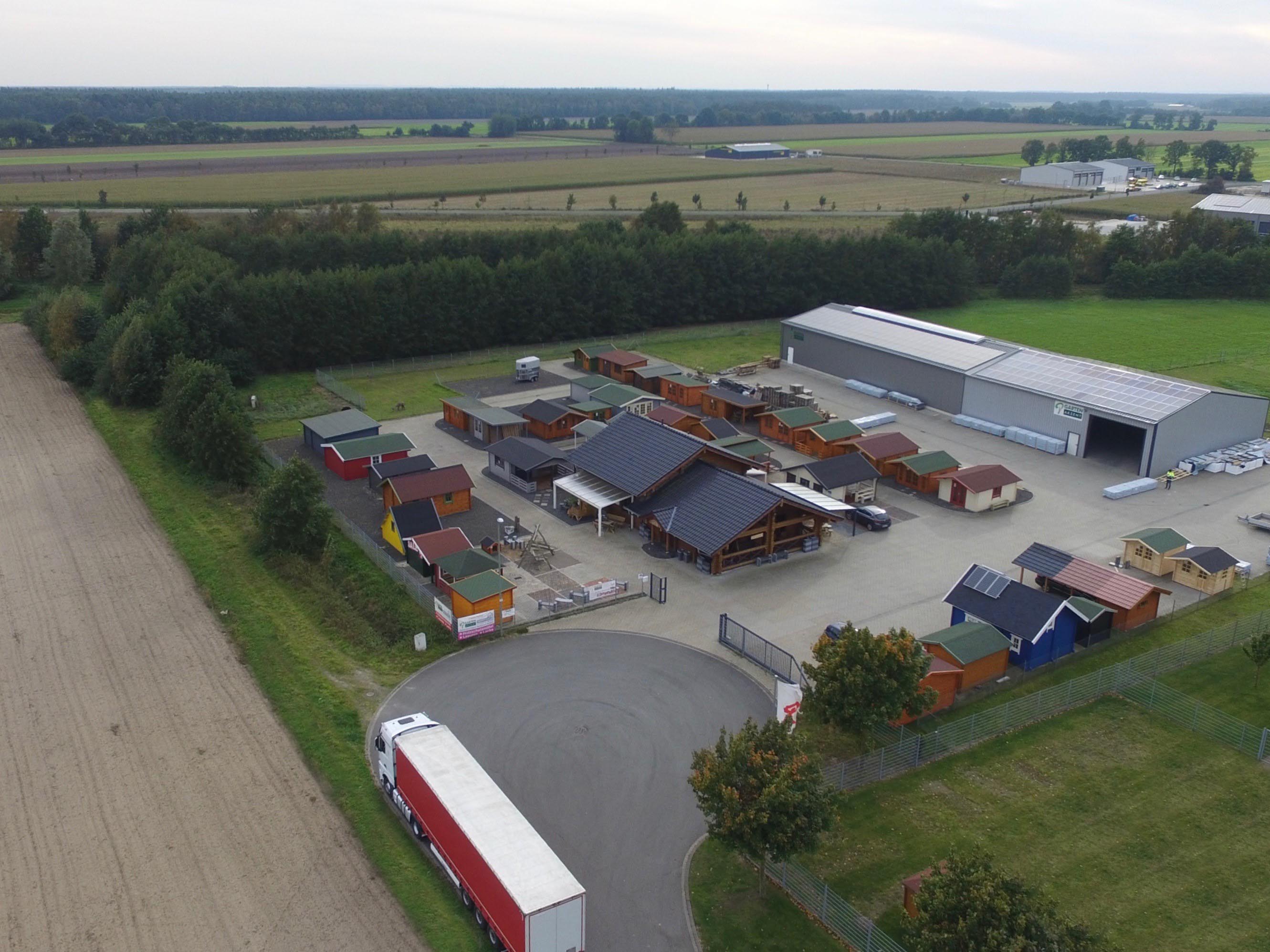 Unser Beratungs- und Gartenhaus Ausstellungszentrum - auf der Gutenbergstraße 3 in Wietmarschen-Lohne